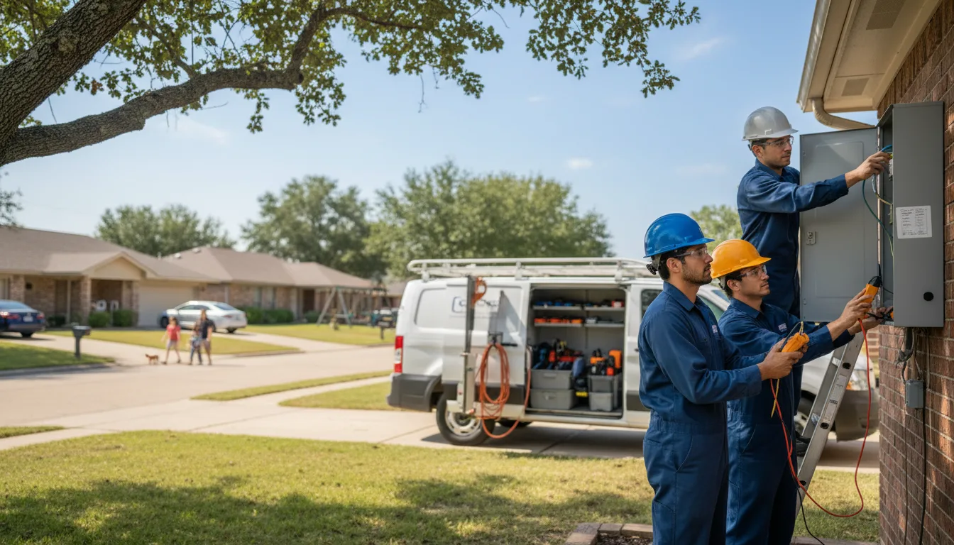 Certified electrician providing emergency electrical services in Blooming Prairie, MN